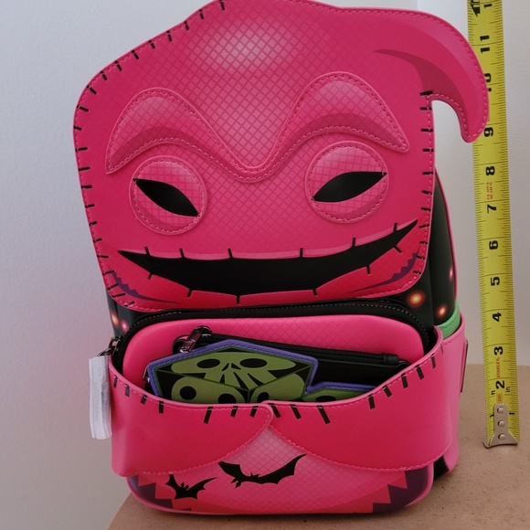 Oogie Boogie Neon Pink Comic Con Mini Backpack Brand New main image 4